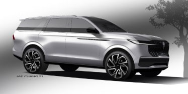 2025 Lincoln Navigator Exterior Design Sketch
